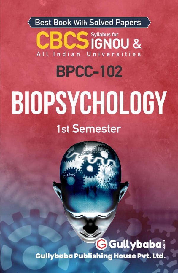 BPCC-102 Biopsychology (E) Front