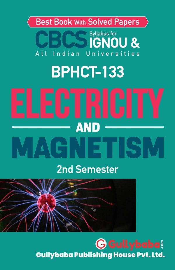 BPHCT-133 Electricity and Magnetism (E) Front