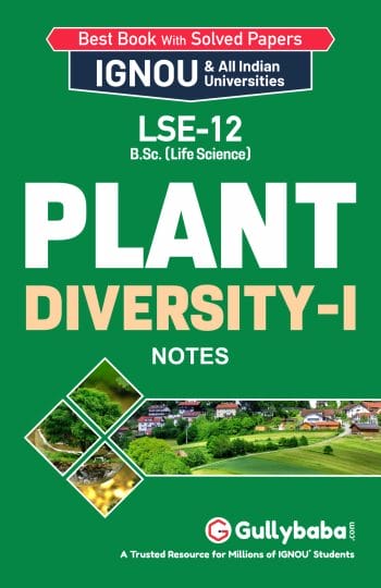 LSE-12 Plant Diversity – I (E) Front
