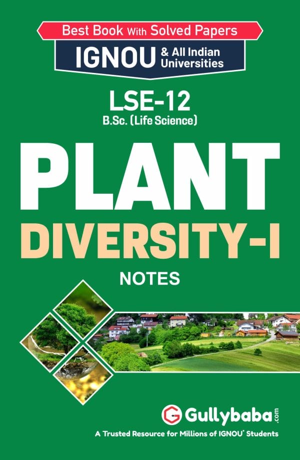 LSE-12 Plant Diversity – I (E) Front