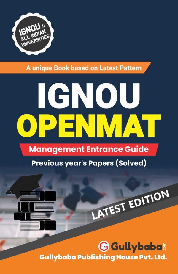 Ignou Openmat Entrance Exam Guide front