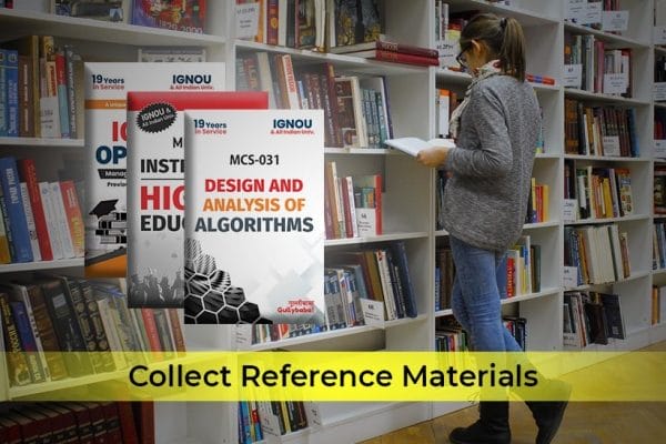 Collect Reference materials
