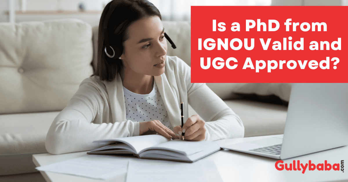phd after m.com from ignou