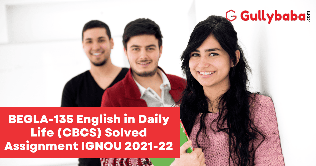 ignou assignment english in daily life