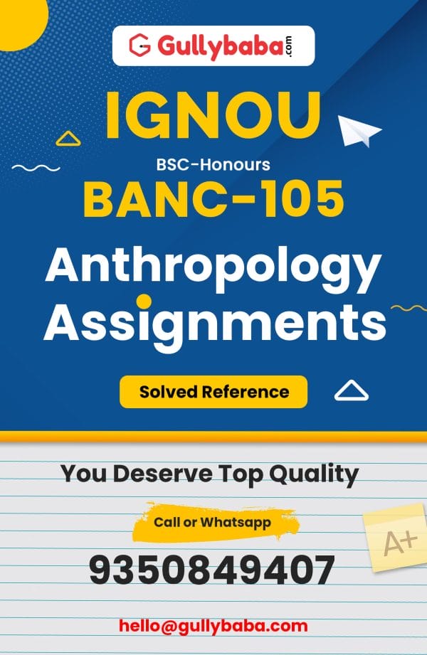 BANC-105 Assignment
