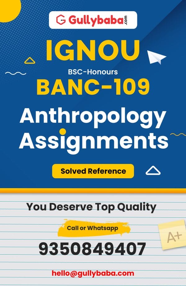 BANC-109 Assignment
