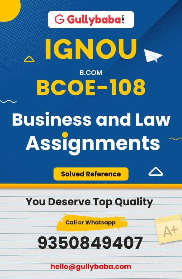 BCOE-108 Assignment