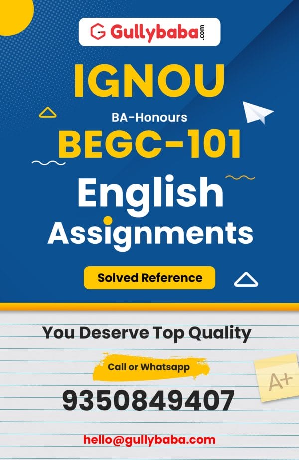 BEGC-101 Assignment