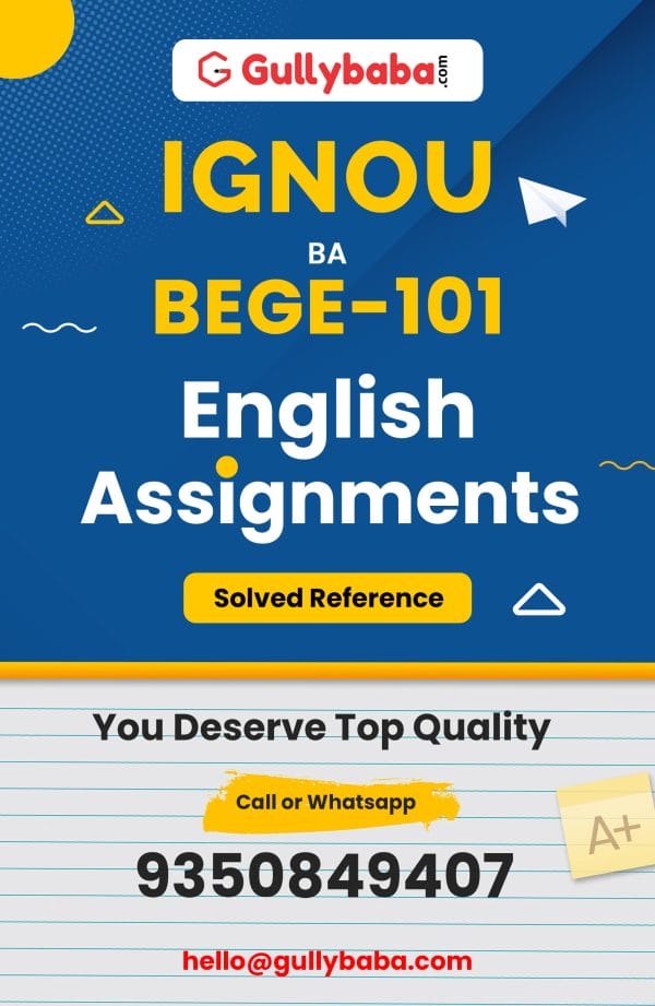 BEGE-101 Assignment