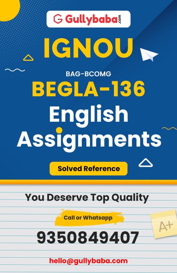BEGLA-136 Assignment