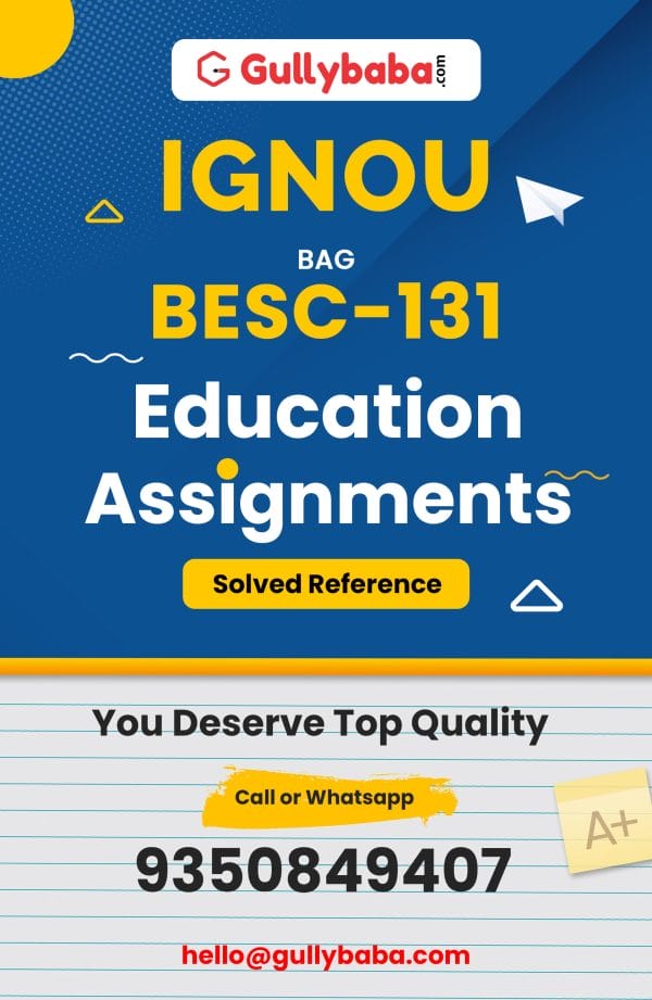 BESC-131 Assignment