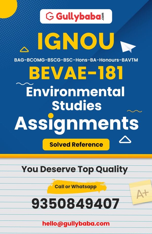 BEVAE-181 Assignment
