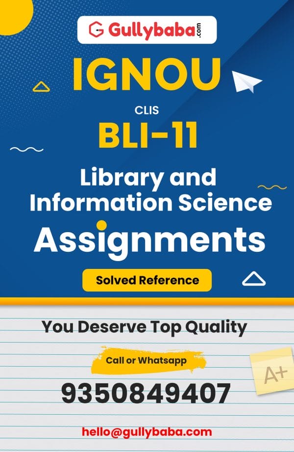 BLI-11 Assignment