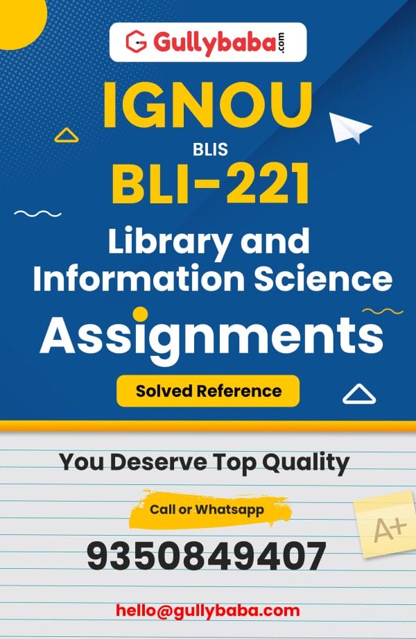 BLI-221 Assignment