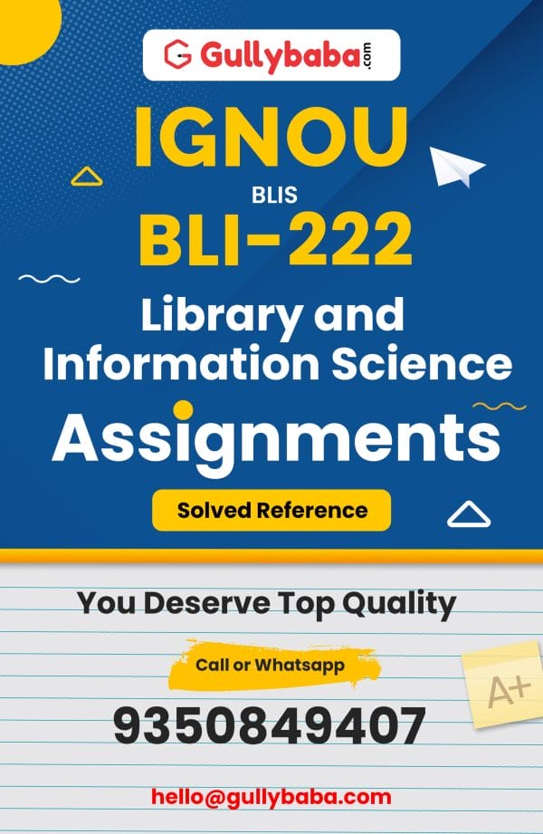 BLI-222 Assignment