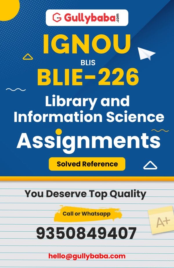 BLIE-226 Assignment