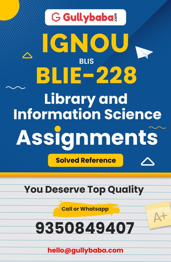 BLIE-228 Assignment