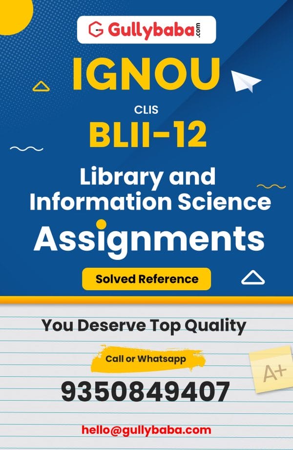 BLII-12 Assignment