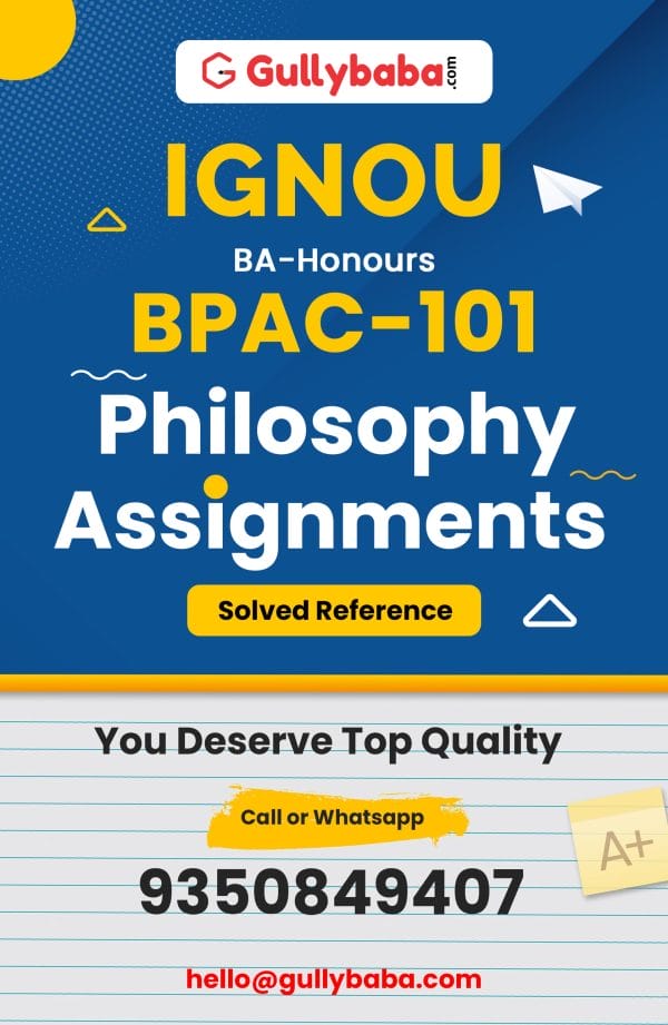 BPAC-101 Assignment