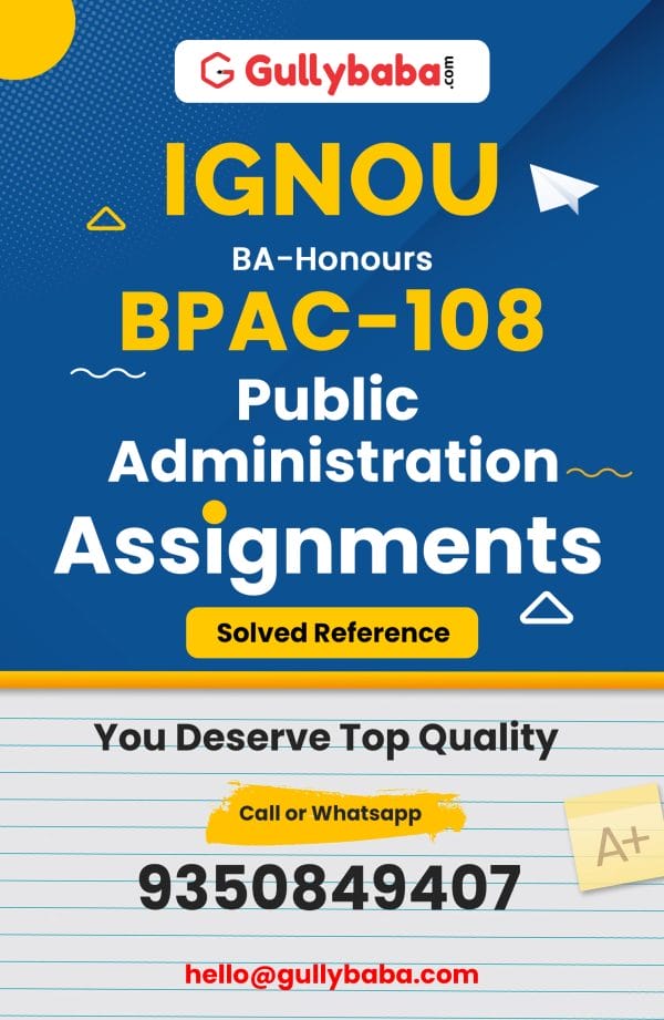 BPAC-108 Assignment