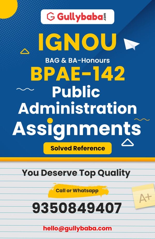 BPAE-142 Assignment