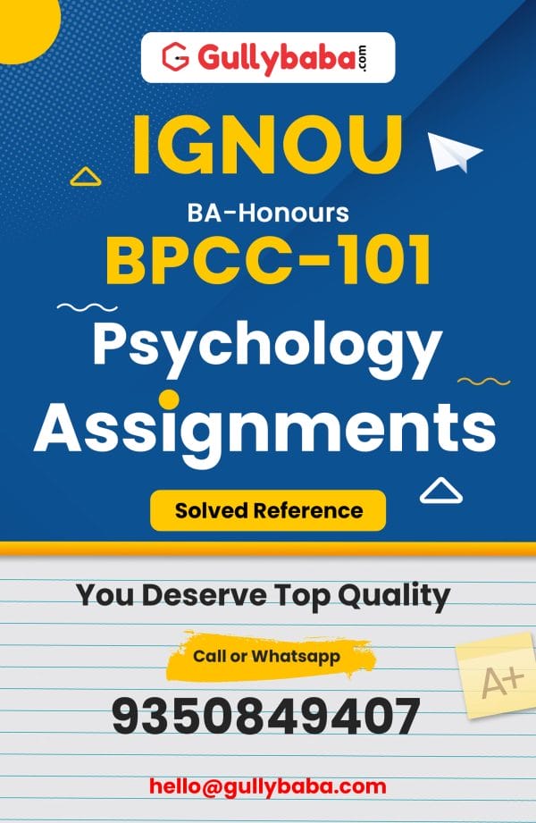 BPCC-101 Assignment