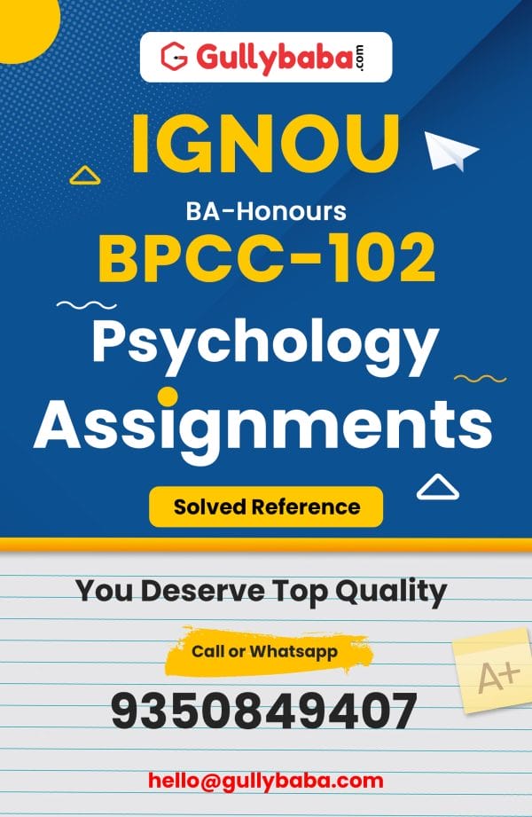 BPCC-102 Assignment
