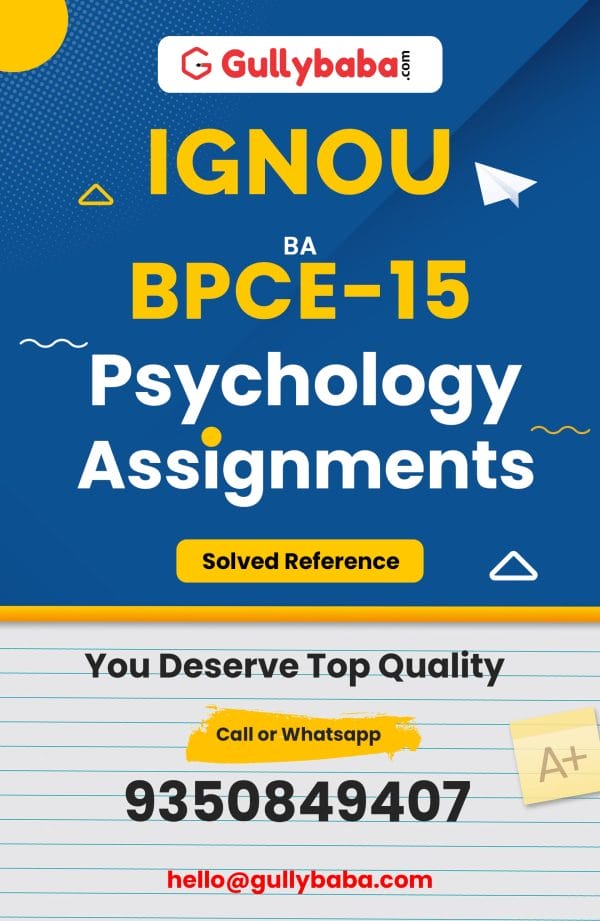 BPCE-15 Assignment