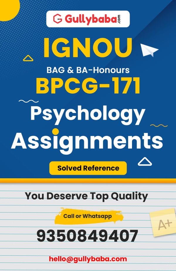 BPCG-171 Assignment