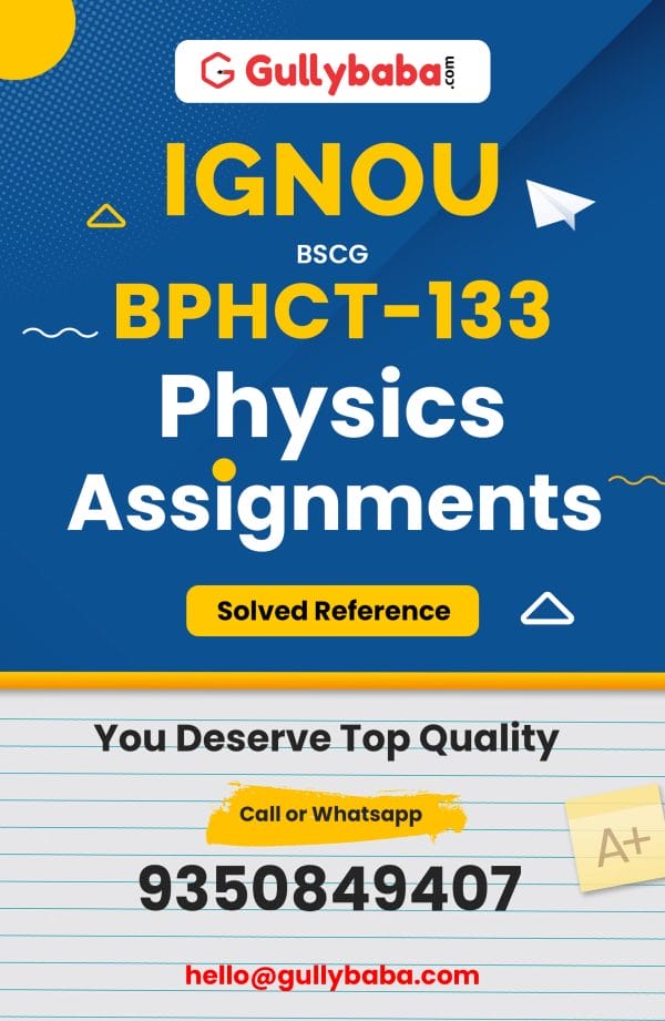 BPHCT-133 Assignment