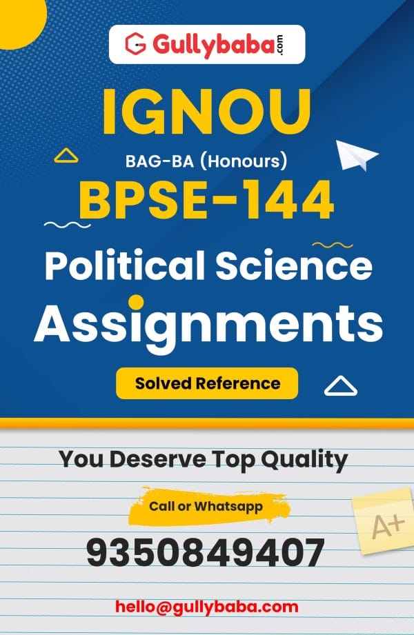 BPSE-144 Assignment