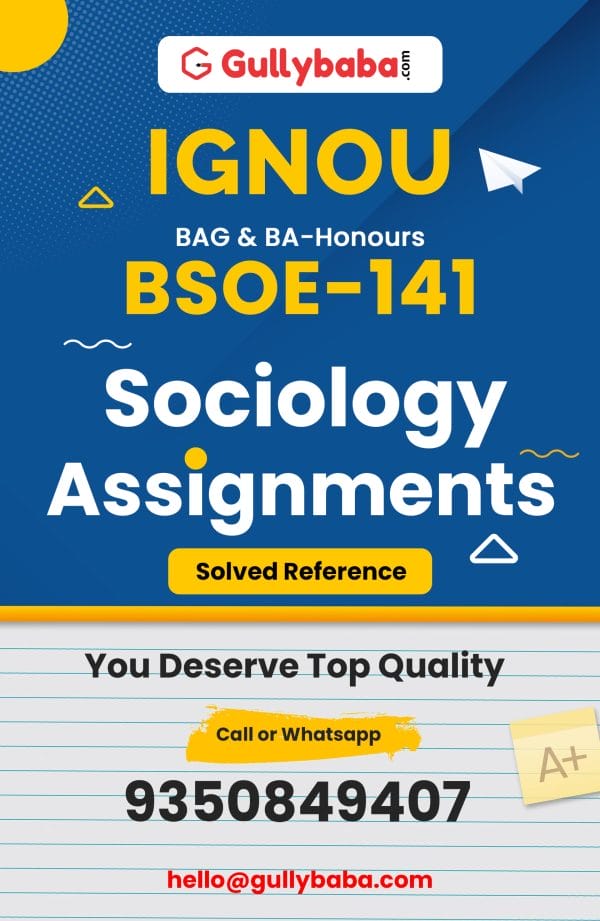BSOE-141 Assignment