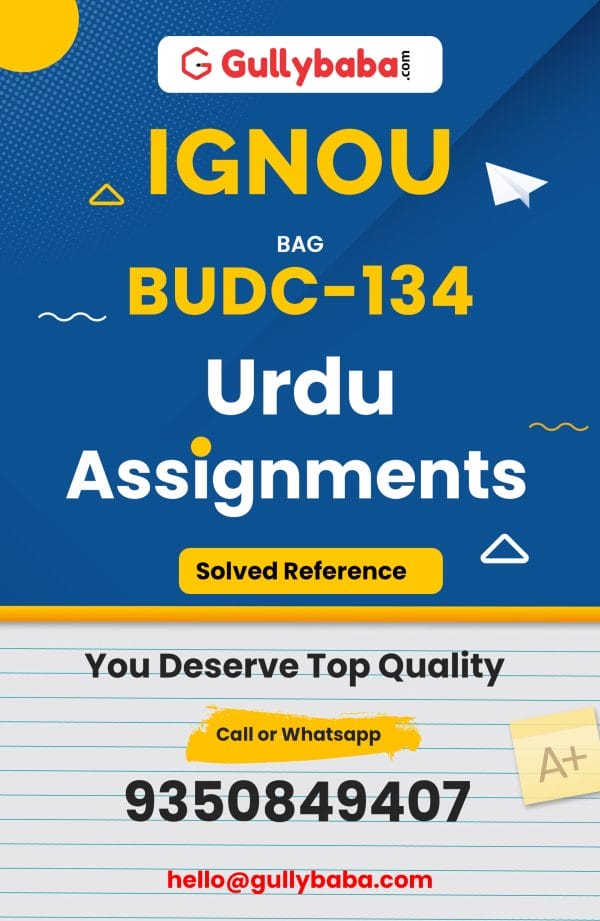 BUDC-134 Assignment