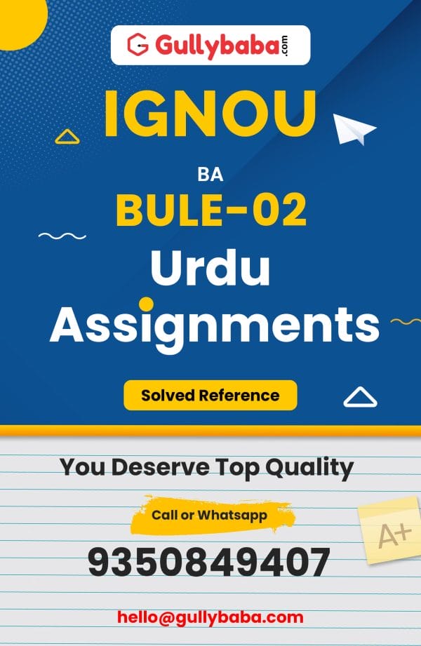 BULE-02 Assignment