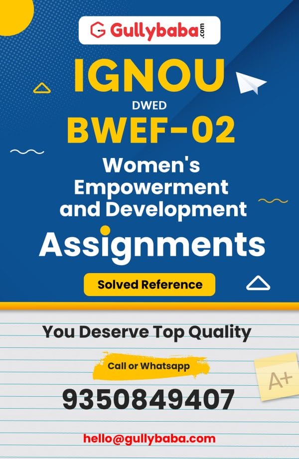 BWEF-02 Assignment