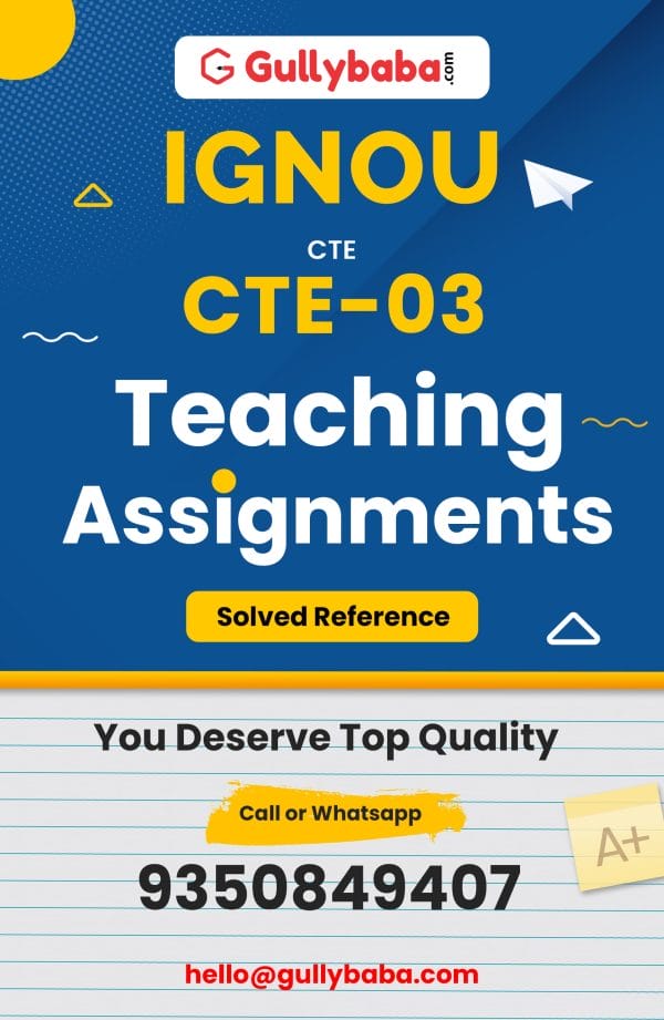 cte 3 solved assignment 2021 22