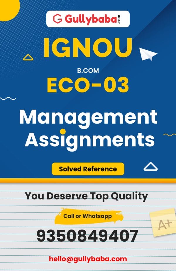 ECO-03 Assignment