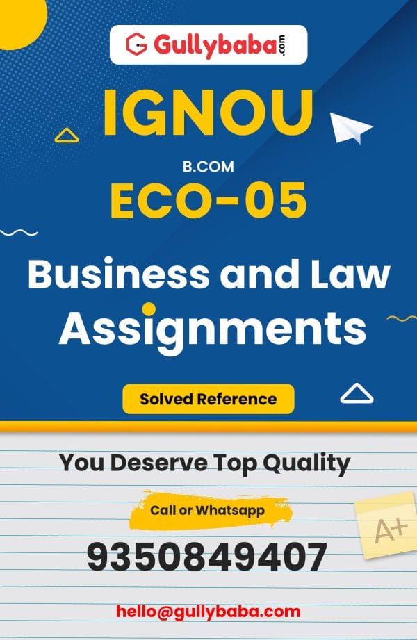 ECO-05 Assignment