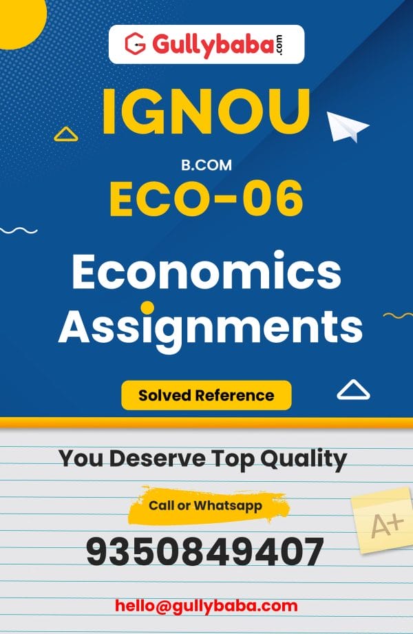 ECO-06 Assignment