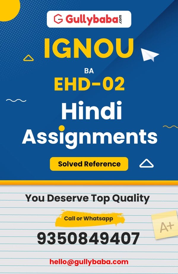 EHD-02 Assignment