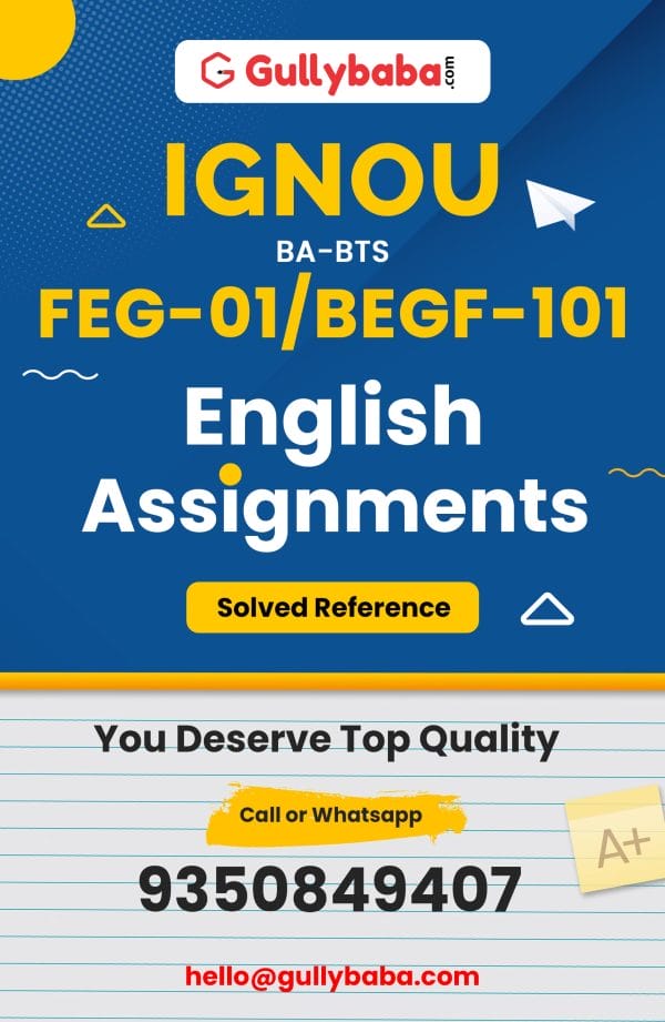 FEG-01/BEGF-101 Assignment
