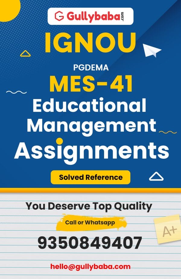 MES-41 Assignment