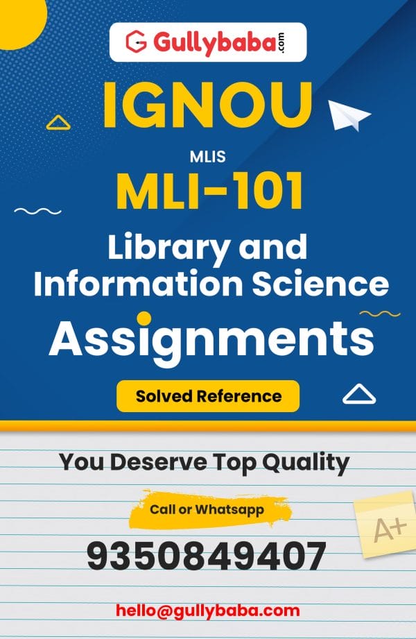 MLI-101 Assignment