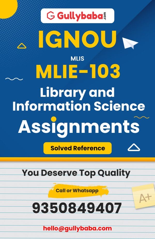 MLIE-103 Assignment