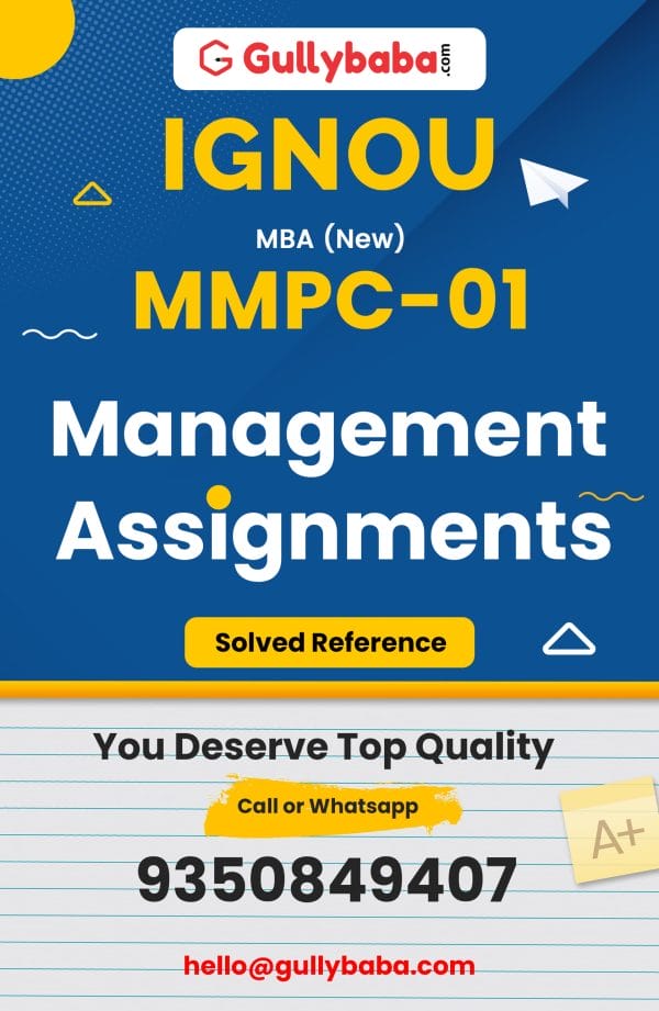 MMPC-01 Assignment