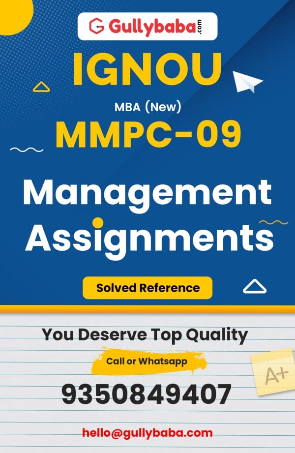 MMPC-09 Assignment