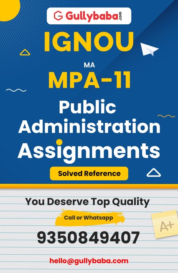 MPA-11 Assignment