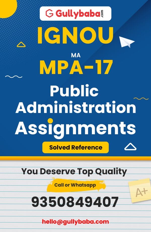 MPA-17 Assignment