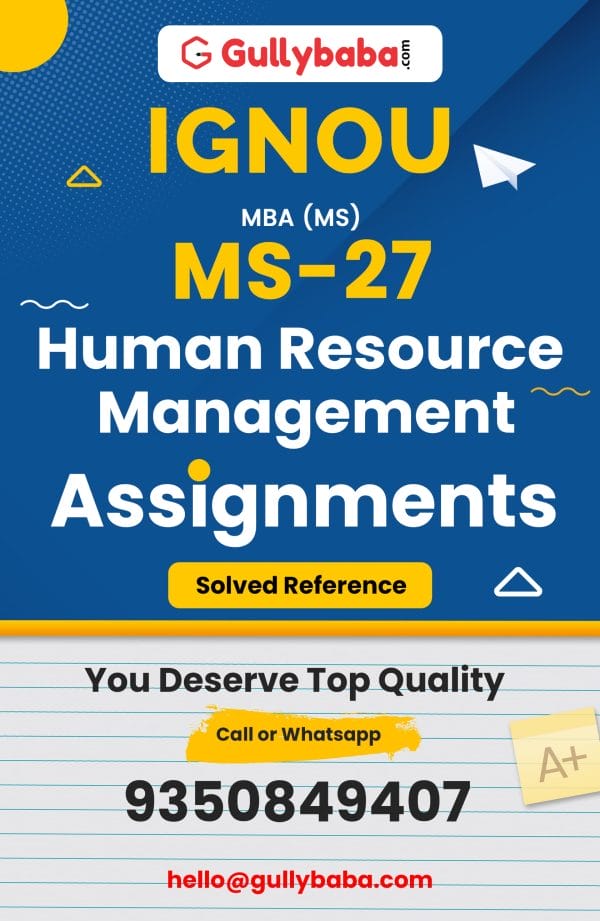 MS-27 Assignment