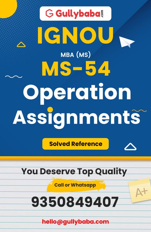 MS-54 Assignment